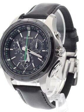 Epson Tworoom MB52-UAA0 GPS light charge Solar Powered Radio Men's Watch_911402